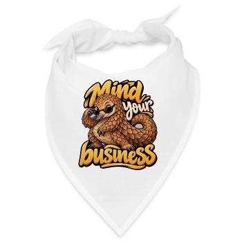 Ameisenbär - Bandana - Weiß - Vorne