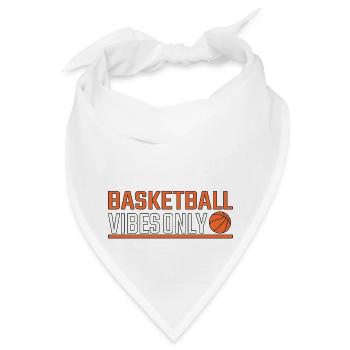 Basketball vibes only - Bandana - Weiß - Vorne