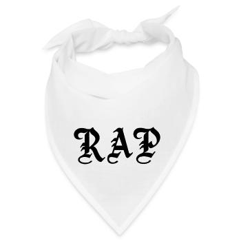 RAP - Bandana - Weiß - Vorne