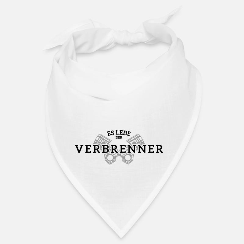 Es lebe der Verbrenner - Bandana - Weiß