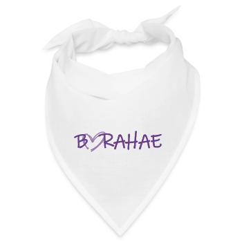 Liebe - Borahae - Bandana - Weiß - Vorne