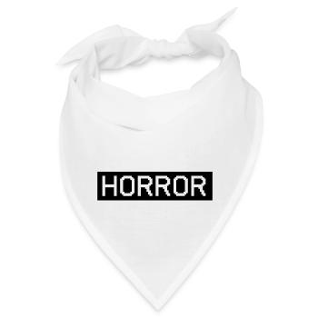 horror - Bandana - Weiß - Vorne