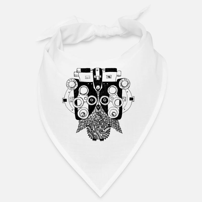 Phoropter owl - Bandana - blanc
