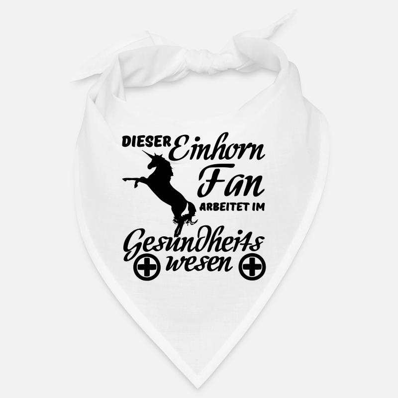 Einhorn Einhörner Medizin Spruch Geschenk Beruf Bandana