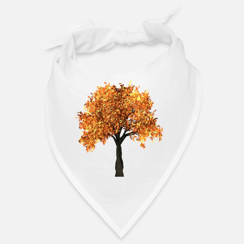 tree arbre blaetter automne branches isolée Bandana