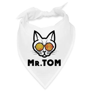 Mr Tom - Bandana - Weiß - Vorne
