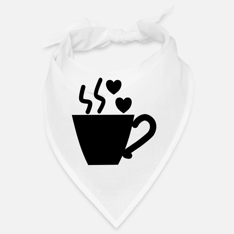 I love Coffee - coffee cup - coffee Bandana