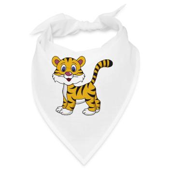 Baby Tiger - Bandana - Weiß - Vorne