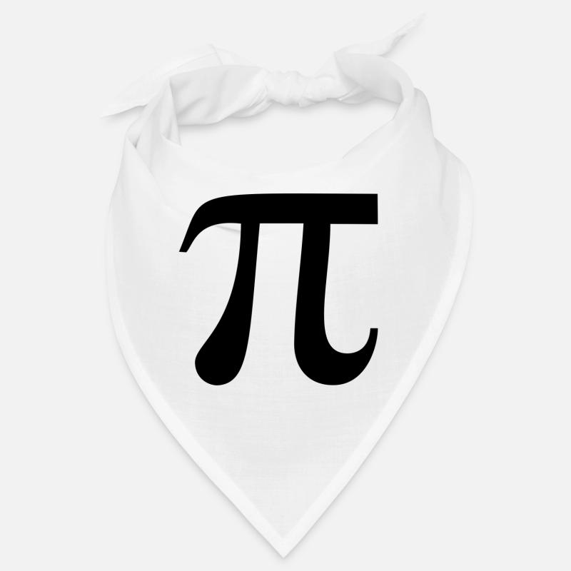Pi cercle nombre math - Bandana - blanc