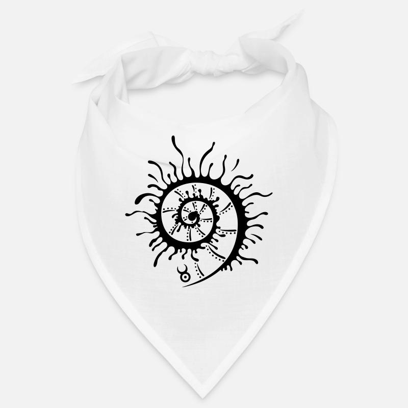 Big pinwheel, shell, summer Bandana