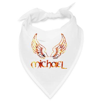 erzengel michael feuer - Bandana - Weiß - Vorne