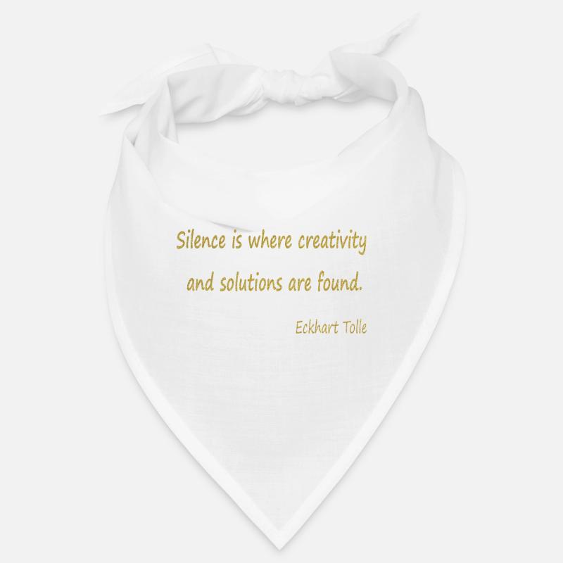 Silence and Creativity Bandana