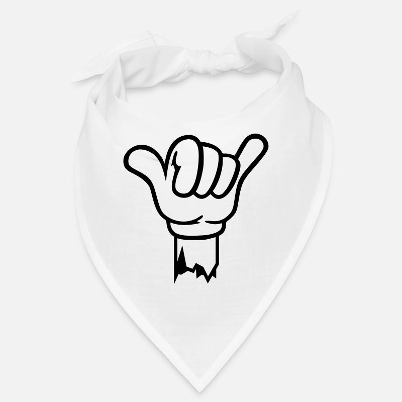 geste hand shaka Bandana