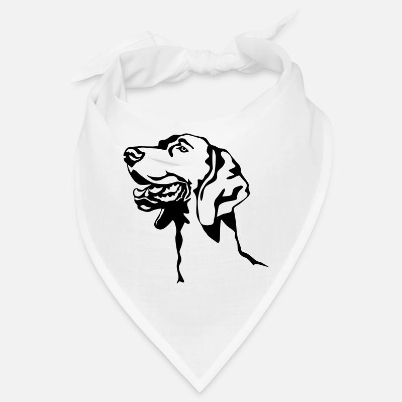 Tête de braque de Weimar Bandana
