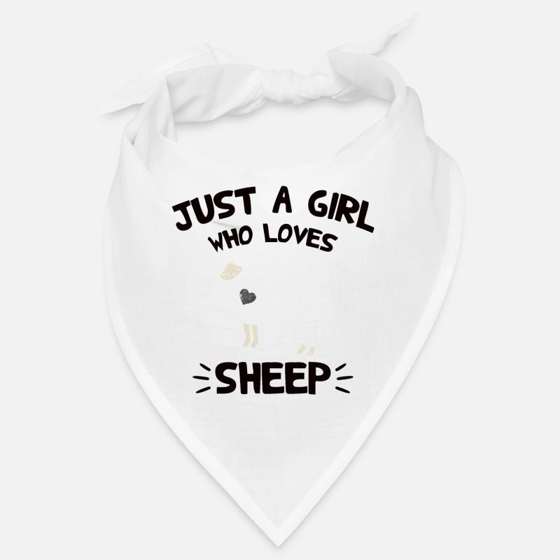 Nur ein Mädchen das ein Schaf mag Bandana