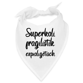 Superkalifragilistikexpialigetisch Marry Poppins - Bandana - Weiß - Vorne