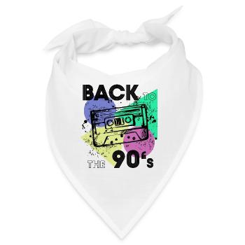 Back to the 90‘s - Bandana - Weiß - Vorne