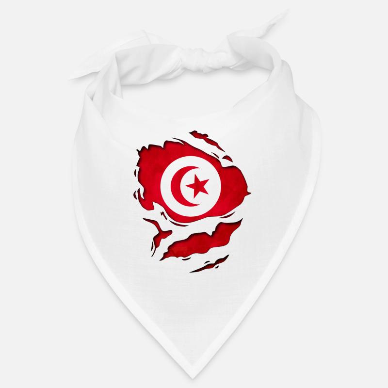 Drapeau tunisien Bandana