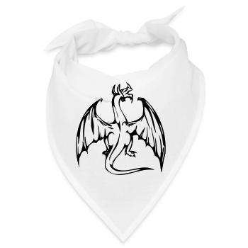 Dragon 002 - Bandana - Weiß - Vorne