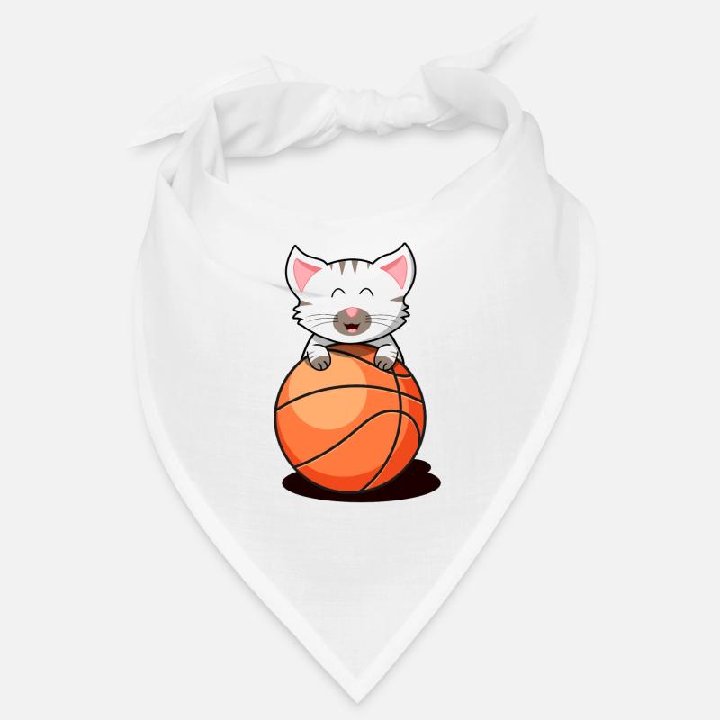 Chat basket chaton bébé chat chat blanc Bandana