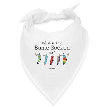Alte Bekannte - Bunte Socken - Bandana - Weiß - Vorne