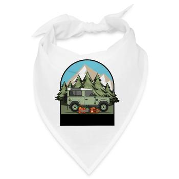 Lumberjack - Dein Name - Bandana - Weiß - Vorne