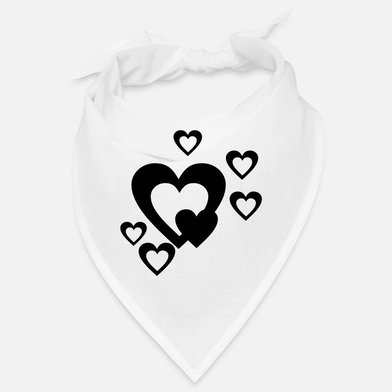 Hearts Bandana