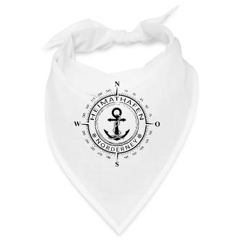 Heimathafen Norderney - Bandana - Weiß - Vorne
