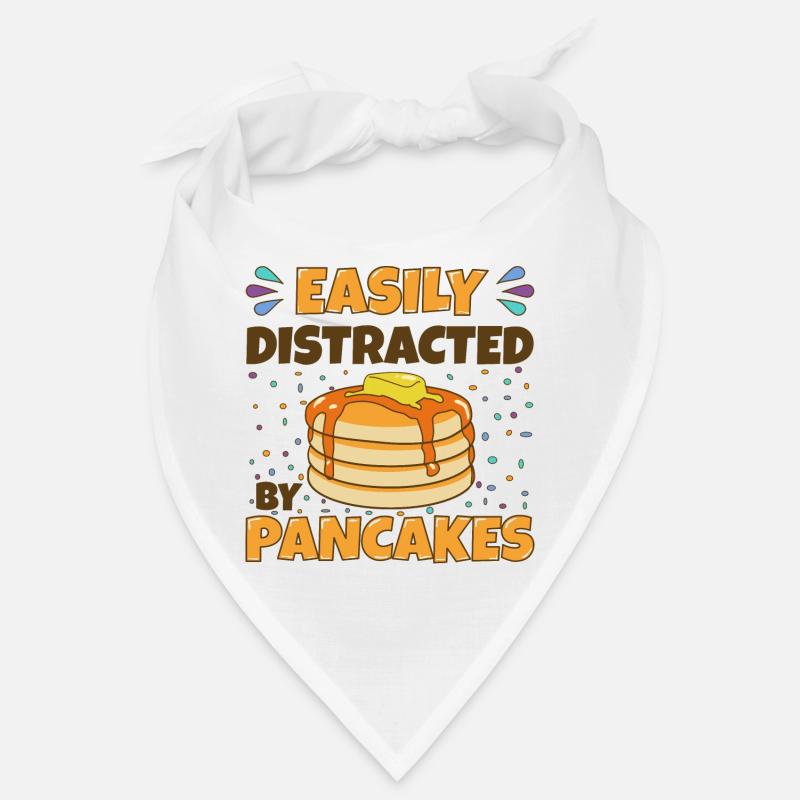 Facilement distrait par pancakes Idée cadeau crêpe Bandana