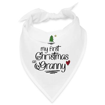 My first Christmas as Granny - Bandana - Weiß - Vorne