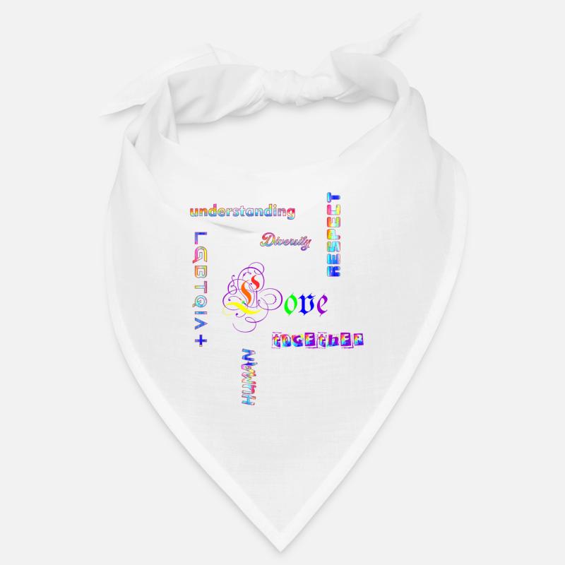 LGBTQIA - Statement Regenbogenfarben Bandana