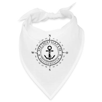 Heimathafen Heiligenhafen - Bandana - Weiß - Vorne