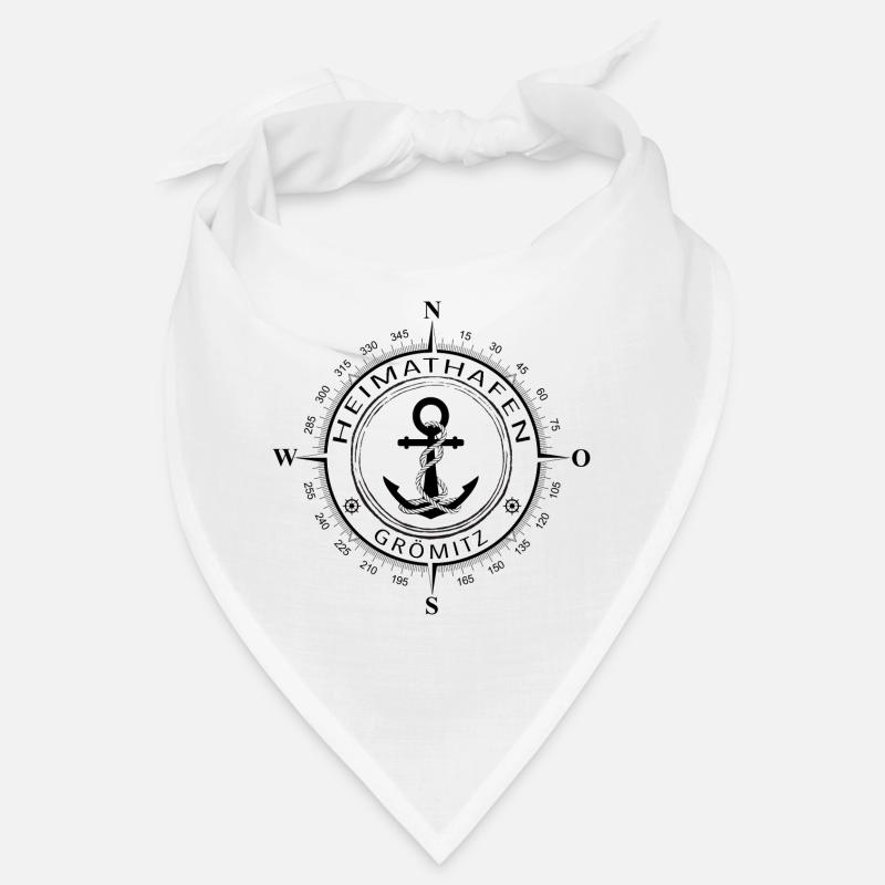 Heimathafen Grömitz - Bandana - Weiß