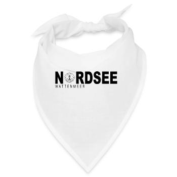 Nordsee - Bandana - Weiß - Vorne