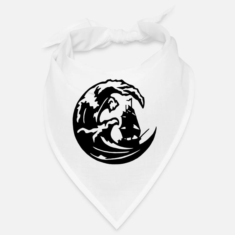 La grande vague noire Bandana