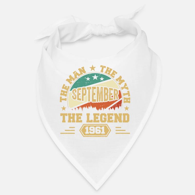 Legendary since September 1961 Retro 1961 September Bandana