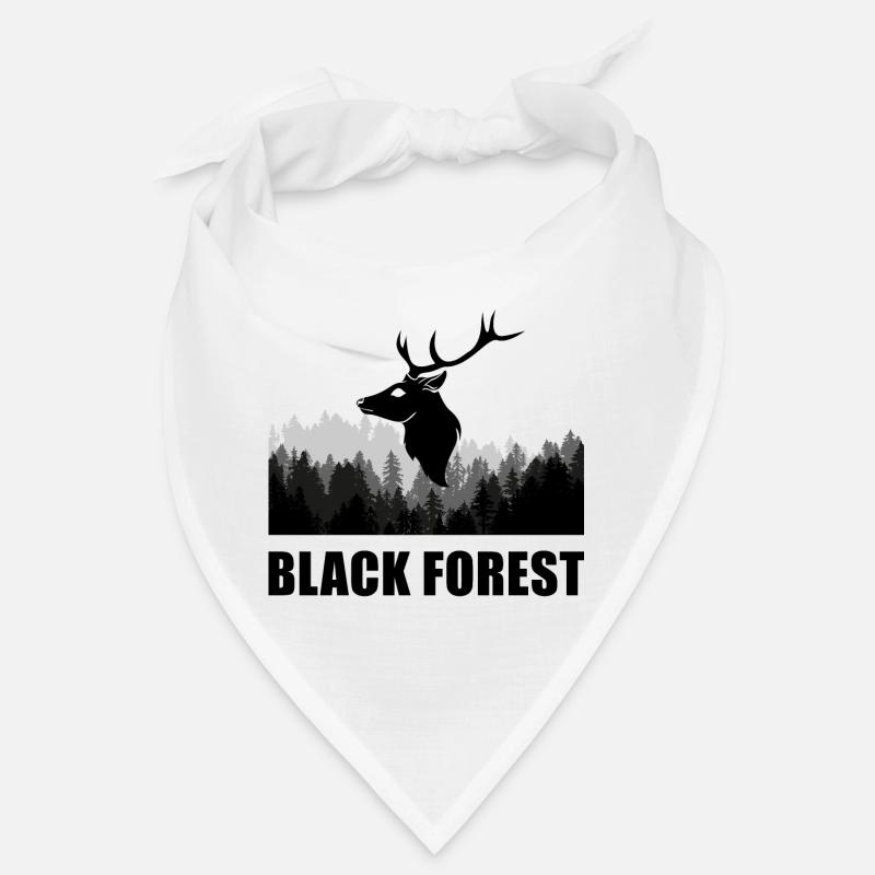 Black Forest - Bandana - Weiß
