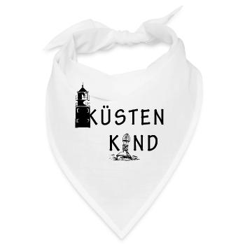 Küstenkind - Bandana - Weiß - Vorne