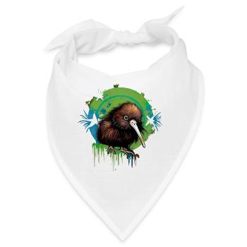 Kiwi - Bandana - Weiß - Vorne