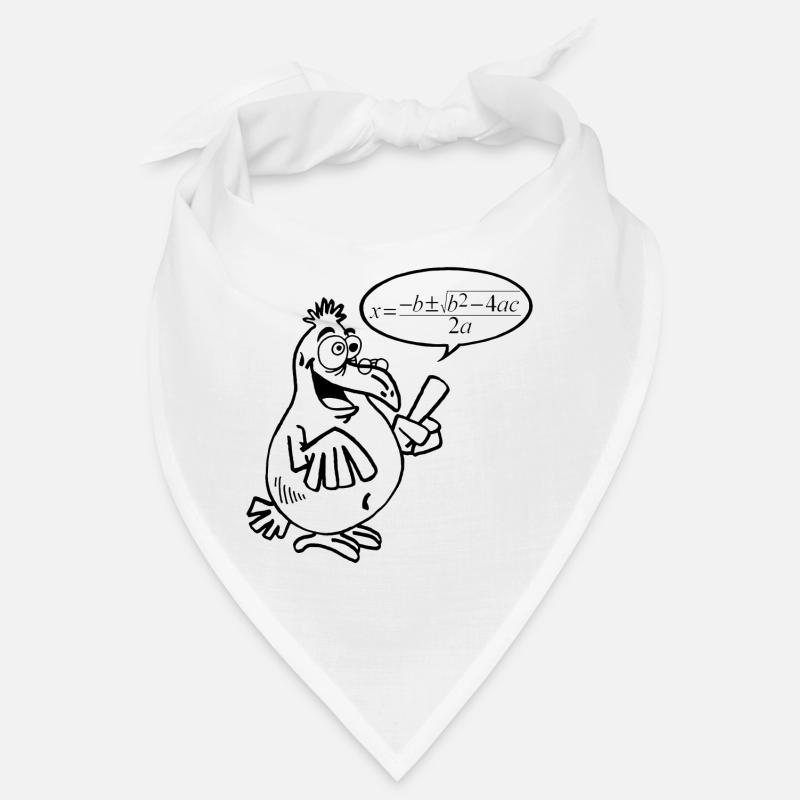 Schwarzer Schlauer Vogel Bandana