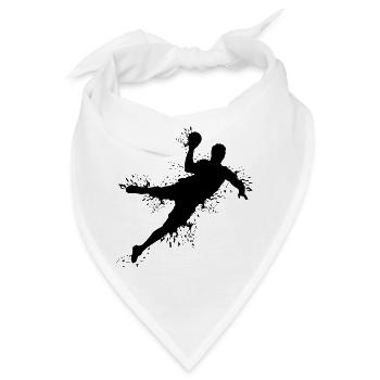 Handballer Handball Explosion Wurf Team Werfer - Bandana - Weiß - Vorne