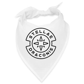 Stellae Draconis - Logo (schwarz) - Bandana - Weiß - Vorne
