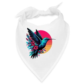 Kolibri - Bandana - Weiß - Vorne