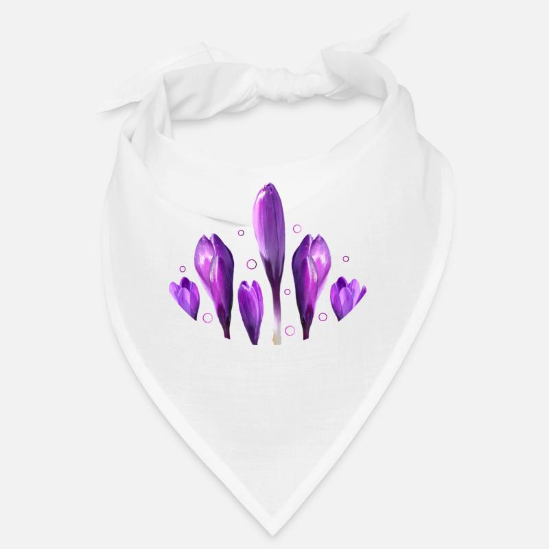 Crocuses Spring Spring Beginning Bandana
