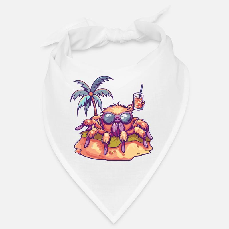 Tarantula Summer Beach Vacation Bandana