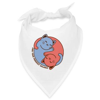 Finden Sie Ihr perfektes Gleichgewicht - Bandana - Weiß - Vorne