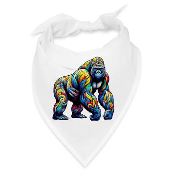 Gorilla - Bandana - Weiß - Vorne