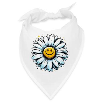 Gänseblümchen - Bandana - Weiß - Vorne