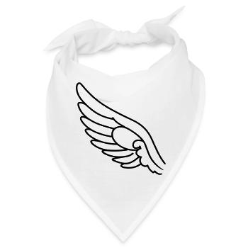 Engelsflügel - Bandana - Weiß - Vorne