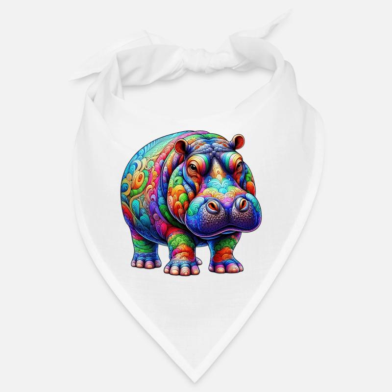 Hippopotamus Bandana